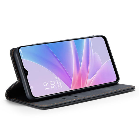 CASEME 013 Series For Oppo A78 5G Multifunction Wallet Phone Case PU Leather Stand Flip Cover