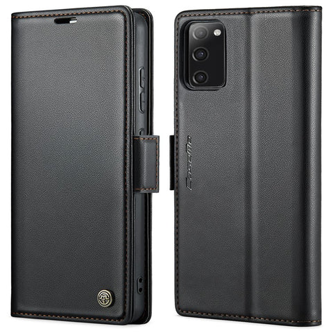 For Samsung Galaxy S20 FE / S20 FE 5G / S20 FE 2022 / S20 Lite Leather Case CASEME 023 RFID Blocking 3 Card Slot Mobile Cover
