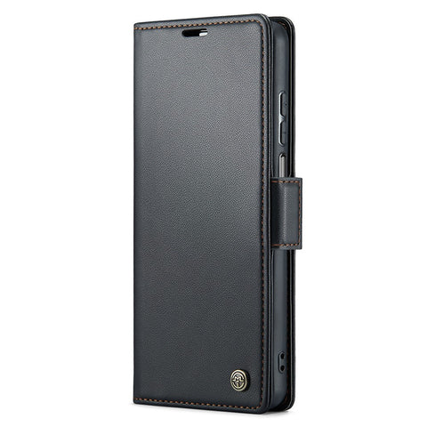 For Xiaomi Redmi Note 9S 4G / Note 9 Pro 4G / Note 9 Pro Max Leather Case CASEME 023 RFID Blocking 3 Card Slot Mobile Cover