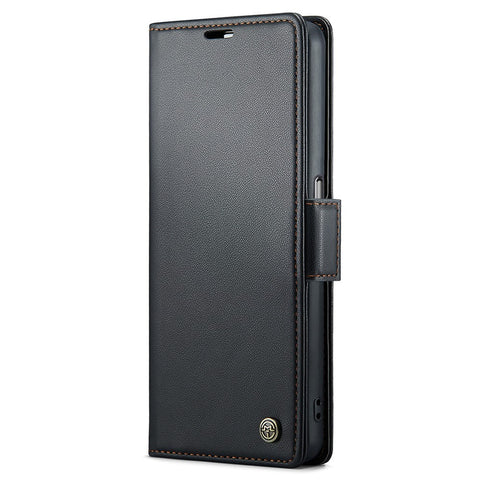 For Oppo A96 4G / A36 / A76 / K10 4G / Realme 9i 4G Leather Case CASEME 023 RFID Blocking 3 Card Slot Mobile Cover
