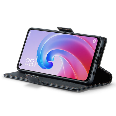 For Oppo A96 4G / A36 / A76 / K10 4G / Realme 9i 4G Leather Case CASEME 023 RFID Blocking 3 Card Slot Mobile Cover