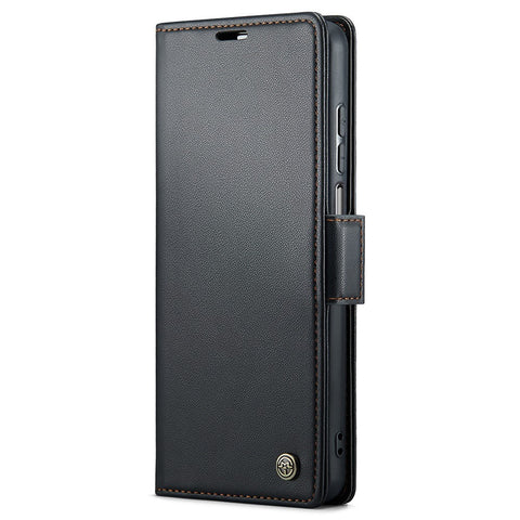 For Motorola Moto G Stylus 5G (2023) Leather Case CASEME 023 RFID Blocking 3 Card Slot Mobile Cover
