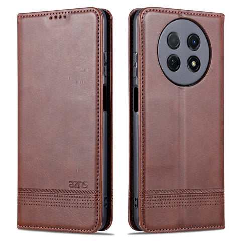 AZNS For Huawei Enjoy 60X Magnetic Closing Anti-Scratch PU Leather Phone Case Flip Wallet Stand Cover