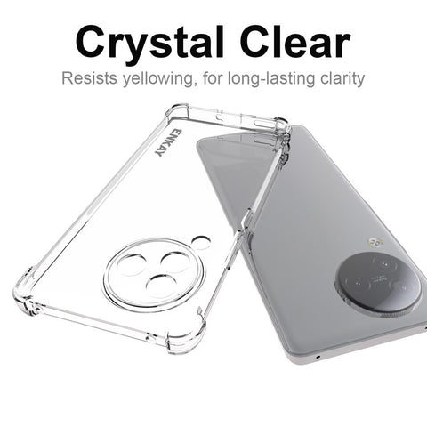 ENKAY HAT PRINCE For Xiaomi Civi 3 5G Anti-slip Strip TPU Case Thickened Corners Edge Clear Smartphone Shell