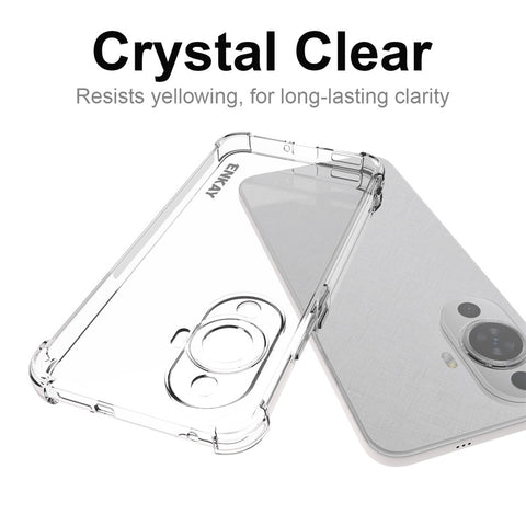 ENKAY HAT PRINCE For Huawei nova 11 / nova 12s 4G / nova 12 Lite 4G Soft TPU Case Anti-Slip Strip Edge Thickened Corners Clear Cover