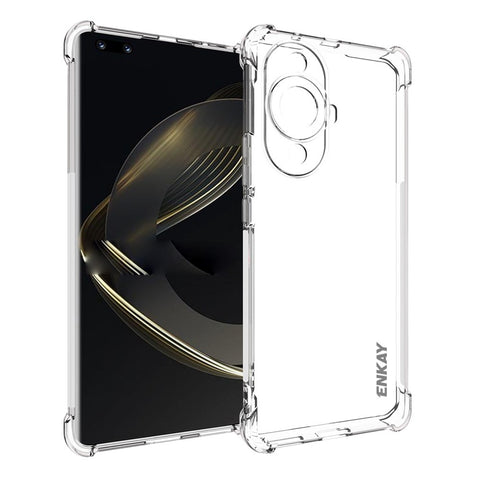 ENKAY HAT PRINCE For Huawei nova 11 Pro / 11 Ultra  Mobile Phone Case Anti-Slip Strip Edge Clear Phone Cover