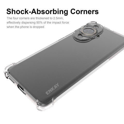 ENKAY HAT PRINCE For Huawei nova 11 Pro / 11 Ultra  Mobile Phone Case Anti-Slip Strip Edge Clear Phone Cover