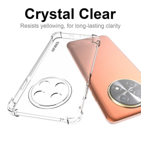 ENKAY HAT PRINCE Thickened Corners Phone Case for Huawei Enjoy 60X / nova Y91 4G , Anti-slip Clear TPU Phone Cover