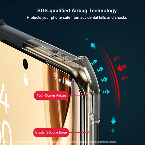 XUNDD For Oppo Reno10 Pro+ 5G Anti-drop Phone Case Acrylic+TPU Protective Phone Cover