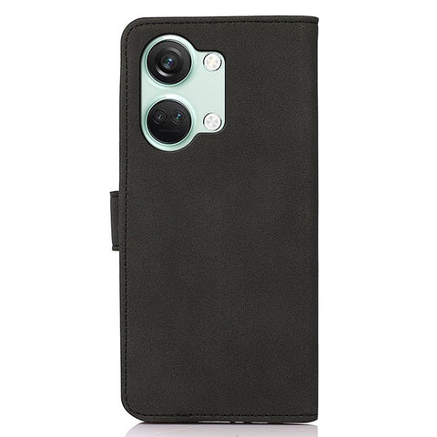 KHAZNEH For OnePlus Nord 3 5G / Ace 2V Anti-Fingerprint Textured Phone Case PU Leather Wallet Stand Phone Cover