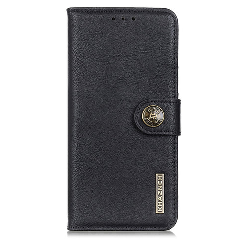 KHAZNEH Leather Wallet Shell for OnePlus Nord 3 5G / Ace 2V Cowhide Texture Flip Stand Phone Case