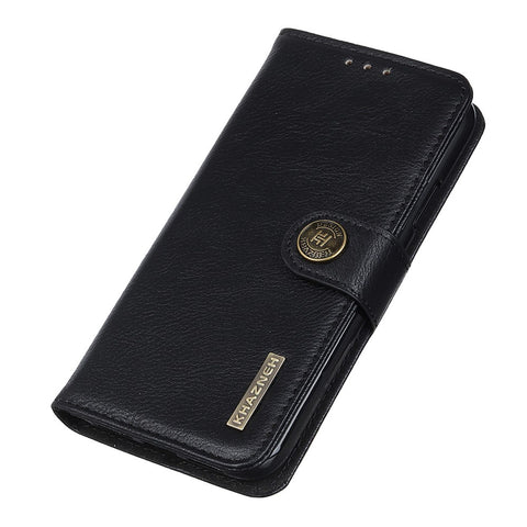 KHAZNEH Leather Wallet Shell for OnePlus Nord 3 5G / Ace 2V Cowhide Texture Flip Stand Phone Case