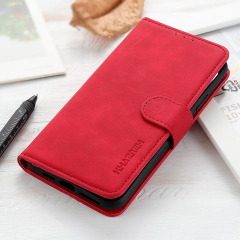 KHAZNEH For OnePlus Nord 3 5G / Ace 2V Retro Phone Stand Case PU Leather Drop-proof Wallet Cover