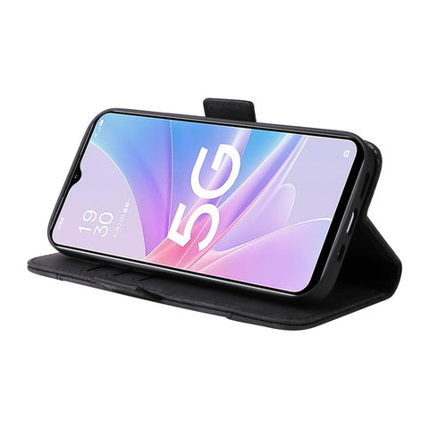 BETOPNICE 001 For Oppo A58 5G / A78 5G PU Leather Flip Cover Stitching Imprinted Wallet Phone Case