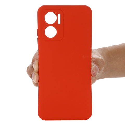 For Xiaomi Redmi 11 Prime 5G Liquid Silicone Soft Lining Phone Case Shockproof Phone Cover with Strap