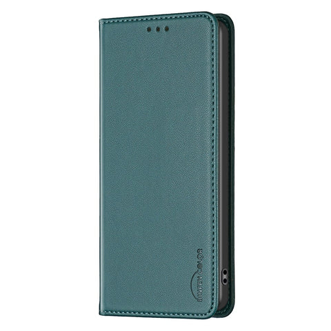 BINFEN COLOR BF18 For Motorola Edge 40 5G Leather Flip Cover Auto-absorbed Magnetic Phone Case with Card Holder