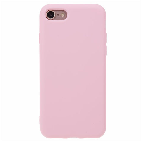 For iPhone 7 / 8 / SE (2020) / SE (2022) Candy Color Matte Phone Case Anti-scratch TPU Cover