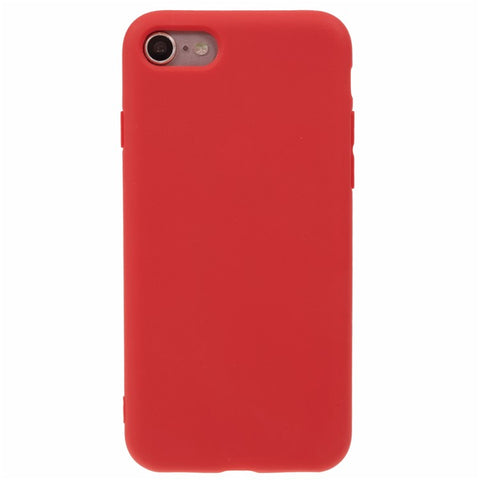 For iPhone 7 / 8 / SE (2020) / SE (2022) Candy Color Matte Phone Case Anti-scratch TPU Cover