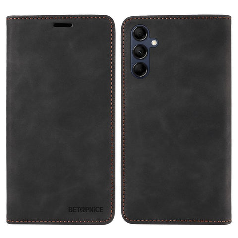 BETOPNICE 003 RFID Blocking Phone Cover For Samsung Galaxy F14 5G / M14 5G , PU Leather Stand Wallet Mobile Phone Case