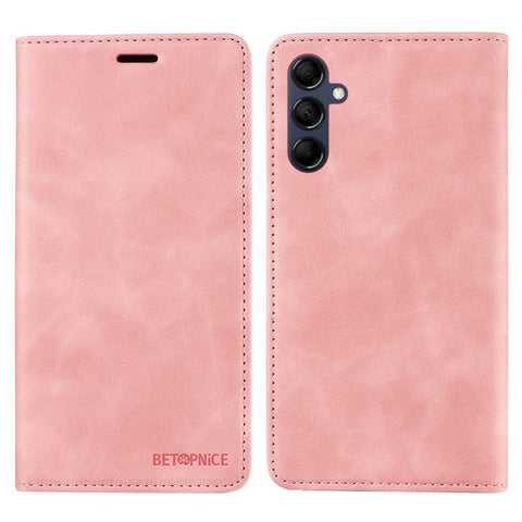 BETOPNICE 003 RFID Blocking Phone Cover For Samsung Galaxy F14 5G / M14 5G , PU Leather Stand Wallet Mobile Phone Case