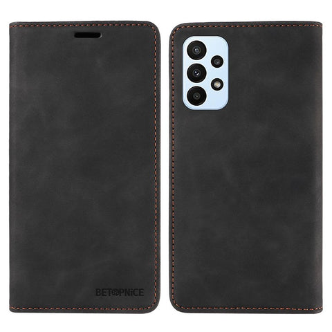 BETOPNICE 003 For Samsung Galaxy A23 4G / A23 5G (Global Version) / F23 5G / M23 5G/M13 4G RFID Blocking Stand PU Leather Cover Magnetic Wallet Case