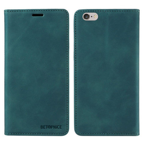 BETOPNICE 003 For iPhone 6 Plus / 7 Plus / 8 Plus / 6s Plus TPU+PU Leather Stand Cover RFID Blocking Wallet Cell Phone Case