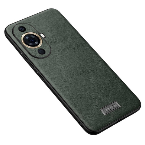 SULADA For Huawei nova 11 Pro / nova 11 Ultra PU Leather Coated TPU+PC Anti-fall Phone Case Scratch-resistant Cover