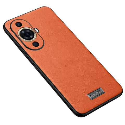 SULADA For Huawei nova 11 Pro / nova 11 Ultra PU Leather Coated TPU+PC Anti-fall Phone Case Scratch-resistant Cover
