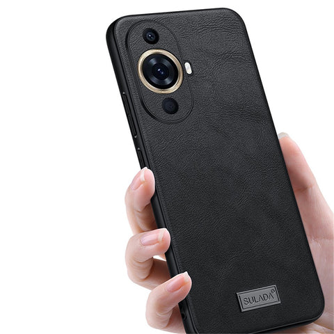 SULADA Phone Cover for Huawei nova 11 / nova 12s 4G / nova 12 Lite 4G PU Leather Coated TPU+PC Drop Resistant Case