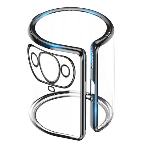 SULADA Electroplating Phone Case for Huawei nova 11 / nova 12s 4G / nova 12 Lite 4G Straight Edge Clear Anti-Scratch TPU Cover