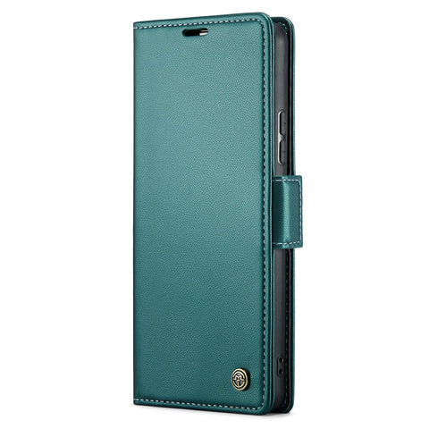 For Xiaomi Redmi Note 10 Pro 4G (India) / (Global) / Note 10 Pro Max 4G Leather Case CASEME 023 RFID Blocking 3 Card Slot Mobile Cover