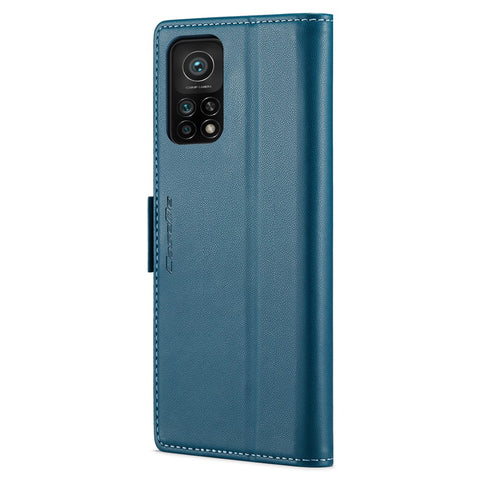 For Xiaomi Mi 10T 5G / Mi 10T Pro 5G / Redmi K30S Leather Case CASEME 023 RFID Blocking 3 Card Slot Mobile Cover