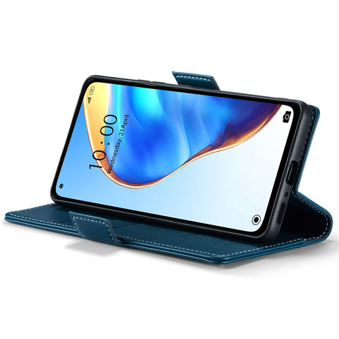 For Xiaomi Mi 10T 5G / Mi 10T Pro 5G / Redmi K30S Leather Case CASEME 023 RFID Blocking 3 Card Slot Mobile Cover