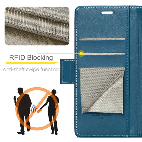 For Xiaomi Mi 10T 5G / Mi 10T Pro 5G / Redmi K30S Leather Case CASEME 023 RFID Blocking 3 Card Slot Mobile Cover
