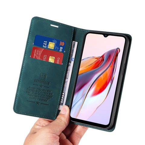 BETOPNICE 003 For Xiaomi Redmi 12C 4G / 11A 4G / Poco C55 4G Phone Wallet Case RFID Blocking Leather Stand Cover
