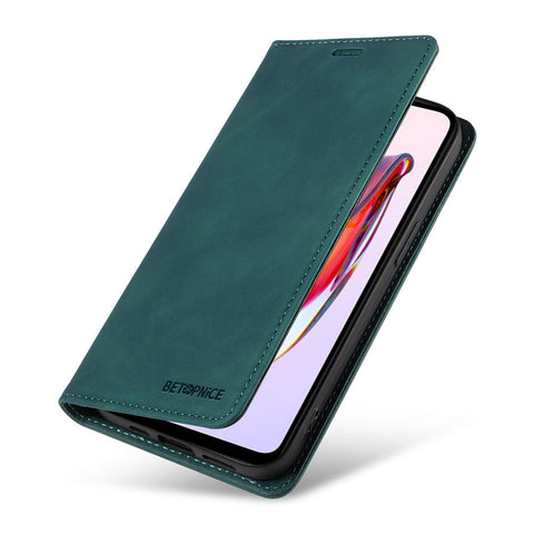 BETOPNICE 003 For Xiaomi Redmi 12C 4G / 11A 4G / Poco C55 4G Phone Wallet Case RFID Blocking Leather Stand Cover