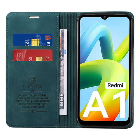 BETOPNICE 003 For Xiaomi Redmi A1 4G / A2 4G Wallet Case RFID Blocking Phone Leather Stand Cover