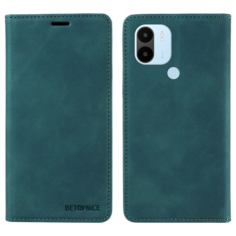 BETOPNICE 003 For Xiaomi Redmi A1+ 4G / A2+ 4G / Poco C50 4G / Poco C51 4G RFID Blocking Phone Wallet Leather Stand Case (with Fingerprint Hole)