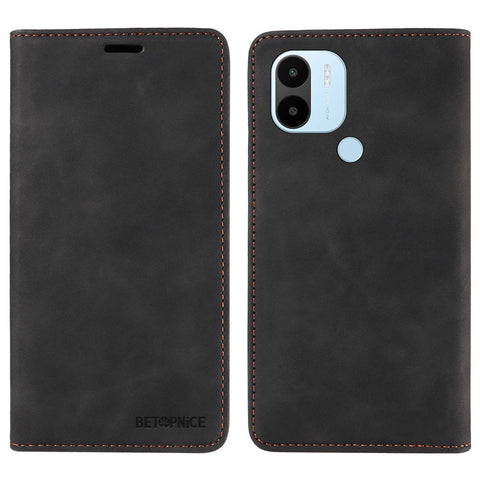 BETOPNICE 003 For Xiaomi Redmi A1+ 4G / A2+ 4G / Poco C50 4G / Poco C51 4G RFID Blocking Phone Wallet Leather Stand Case (with Fingerprint Hole)