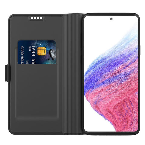 For Samsung Galaxy F14 5G Magnetic PU Leather Stand Phone Cover Case Card Slot with Inner TPU Shell