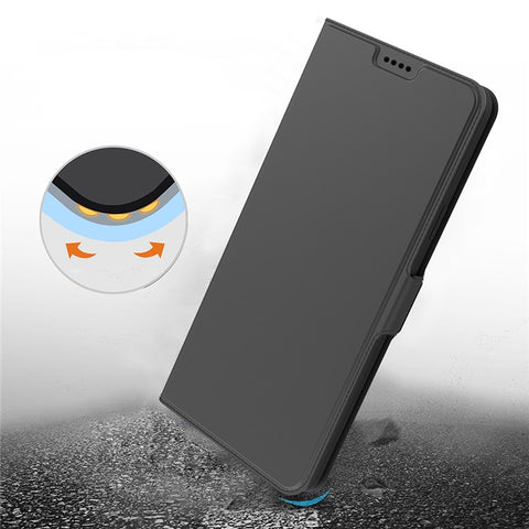 For Samsung Galaxy F14 5G Magnetic PU Leather Stand Phone Cover Case Card Slot with Inner TPU Shell