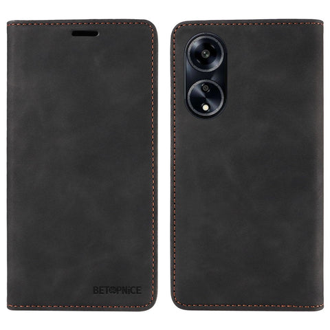 BETOPNICE 003 For Oppo A1 5G / A98 5G / F23 5G Leather Phone Case RFID Blocking Wallet Stand Anti-drop Cover