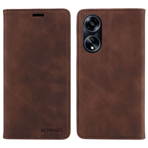 BETOPNICE 003 For Oppo A1 5G / A98 5G / F23 5G Leather Phone Case RFID Blocking Wallet Stand Anti-drop Cover