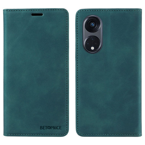 BETOPNICE 003 For Oppo Reno8 T 5G / A1 Pro 5G Bump Proof Leather Phone Case RFID Blocking Wallet Stand Cover