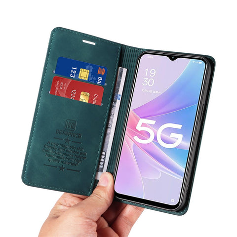 BETOPNICE 003 Wallet Shell for Oppo A58 5G / A78 5G Leather Phone Case RFID Blocking Stand Cover