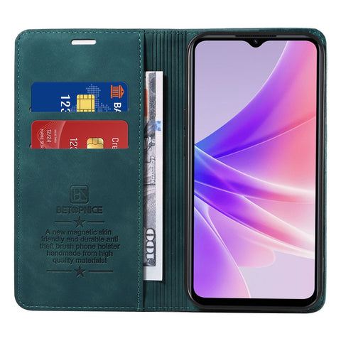 BETOPNICE 003 For Oppo A56s 5G / A57 (2022) 5G / A77 5G / K10 5G / A57 4G / A57e 4G / A57s 4G / A77 4G / Realme Q5i / Narzo 50 5G / V23 5G / OnePlus Nord N20 SE 4G Leather Phone Case
