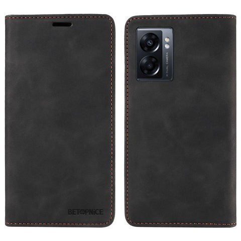 BETOPNICE 003 For Oppo A56s 5G / A57 (2022) 5G / A77 5G / K10 5G / A57 4G / A57e 4G / A57s 4G / A77 4G / Realme Q5i / Narzo 50 5G / V23 5G / OnePlus Nord N20 SE 4G Leather Phone Case