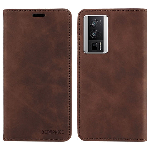 BETOPNICE 003 For Xiaomi Redmi K60 5G / K60 Pro 5G / Poco F5 Pro 5G Folio Flip PU Leather RFID Blocking Phone Case