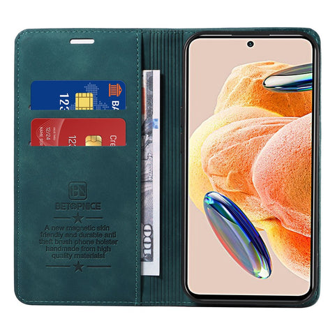BETOPNICE 003 For Xiaomi Redmi Note 12 Pro 4G / Note 11 Pro 4G (MediaTek) / Note 11 Pro 5G (Qualcomm) / Note 11E Pro 5G RFID Blocking Leather Case