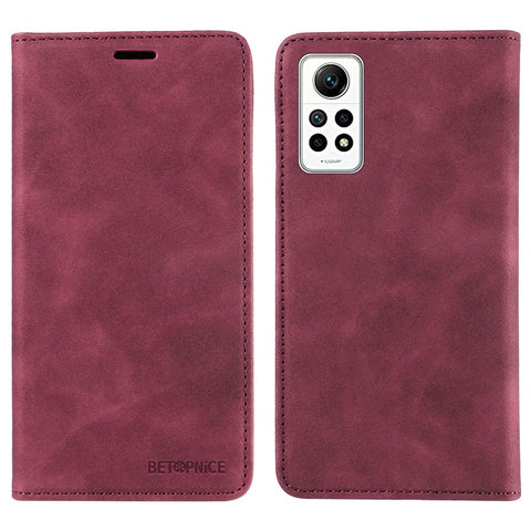 BETOPNICE 003 For Xiaomi Redmi Note 12 Pro 4G / Note 11 Pro 4G (MediaTek) / Note 11 Pro 5G (Qualcomm) / Note 11E Pro 5G RFID Blocking Leather Case
